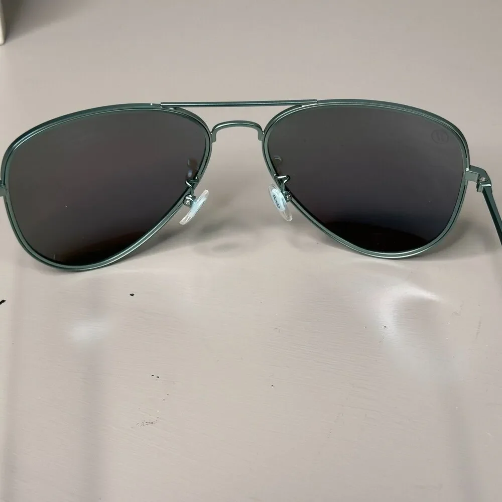 Blenders Planet Nine Sunglasses Polarized Blue Mirrored Lenses